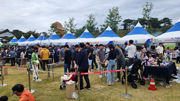 '2023 군위 바베큐 축제' 전경 [사진=군위군]