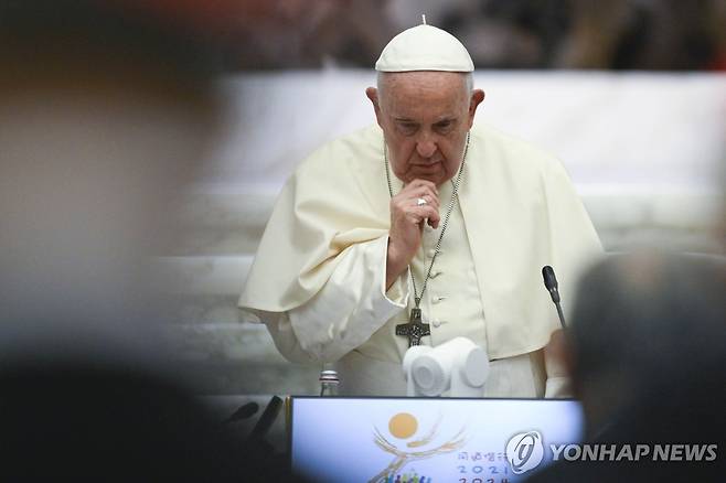 프란치스코 교황 [EPA 연합뉴스 자료사진. 재판매 및 DB 금지]