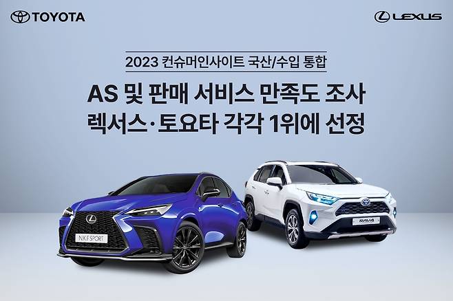 렉서스·도요타, 컨슈머인사이트 '2023 연례 자동차 기획조사'서 1위 [한국토요타자동차 제공. DB 및 재판매 금지]