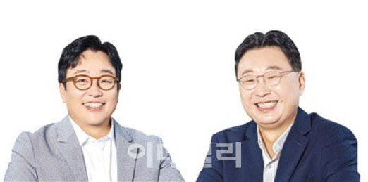 김현수(왼쪽)·정병찬 블루엠텍 공동대표.