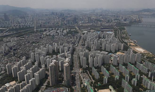 서울 강남 일대 아파트 단지. 뉴시스 자료사진. /사진=뉴시스