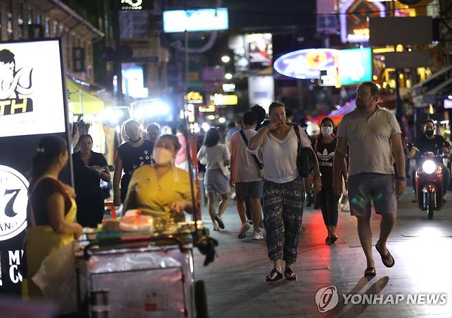 방콕 카오산로드 [EPA 연합뉴스 자료사진. 재판매 및 DB 금지]