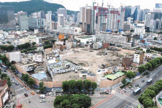 서울 종로구 세운재정비촉진지구 4구역 일대. 연합뉴스