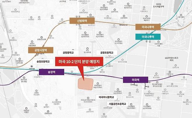 마곡 10-2단지 토지임대부 분양주택(나눔형) 사전예약 접수를 마감한 결과, 전용 59㎡ 260가구 공급에 1만8032명이 신청해 평균 69대 1의 경쟁률을 기록했다고 밝혔다.ⓒSH공사