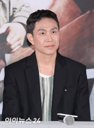 배우 오정세가 영화 '거미집'(감독 김지운) 언론시사회에 참석하고 있다. [사진=정소희 기자]