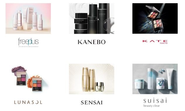 가네보의 대표 화장품 제품들. 가네보코스메틱스코리아 제공