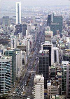 서울 강남 테헤란로 일대의 전경./조선DB