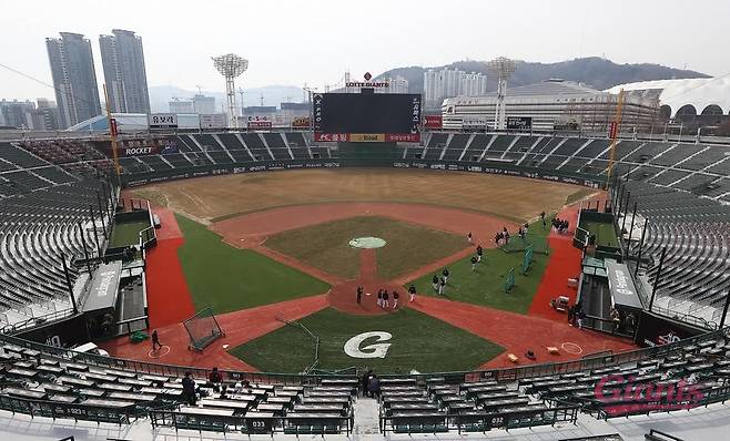 부산 사직구장 전경. [롯데 자이언츠 제공]