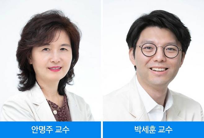 삼성서울병원 혈액종양내과 안명주(왼쪽), 박세훈 교수팀. [사진제공=삼성서울병원]