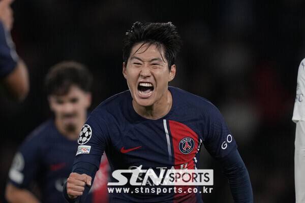 파리 생제르맹 FC 공격형 미드필더 이강인. 사진┃뉴시스/AP