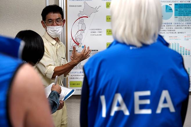 IAEA는 일본 후쿠시마 오염수에 대한 현장 검증을 마무리했다. 검증 결과는 연내 발표될 예정이다./AP 연합뉴스