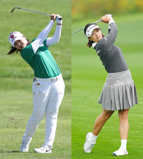 2023년 미국여자프로골프(LPGA) 투어 신설 대회 메이뱅크 챔피언십에 출전한 최혜진(사진제공=KLPGA). 고진영 프로(사진제공=BMW 코리아)