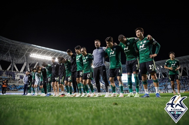 전북현대 선수들. /사진=한국프로축구연맹 제공