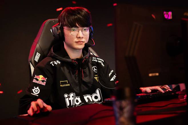 ▲ T1의 미드 라이너 페이커 이상혁 ⓒ라이엇게임즈