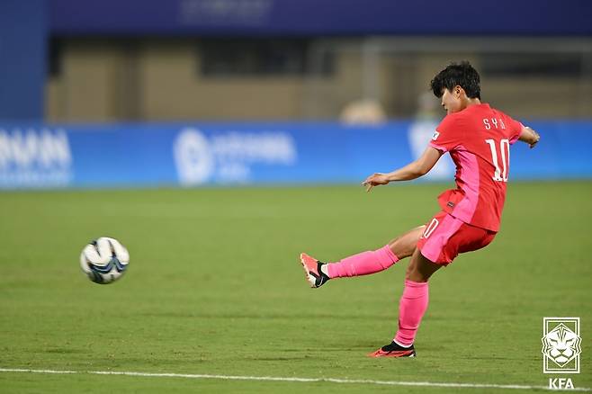 지소연. /사진=대한축구협회