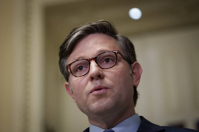 마이크 존슨 미국 하원의장.(사진=AFP)