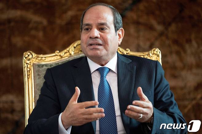 압델 파타 엘시시 이집트 대통령. 2023.10.15/뉴스1 ⓒ 로이터=뉴스1 ⓒ News1 김민수 기자
