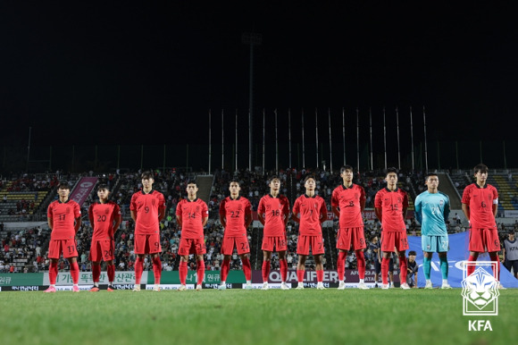 한국 남자 올림픽 대표팀. [사진=대한축구협회(KFA)]