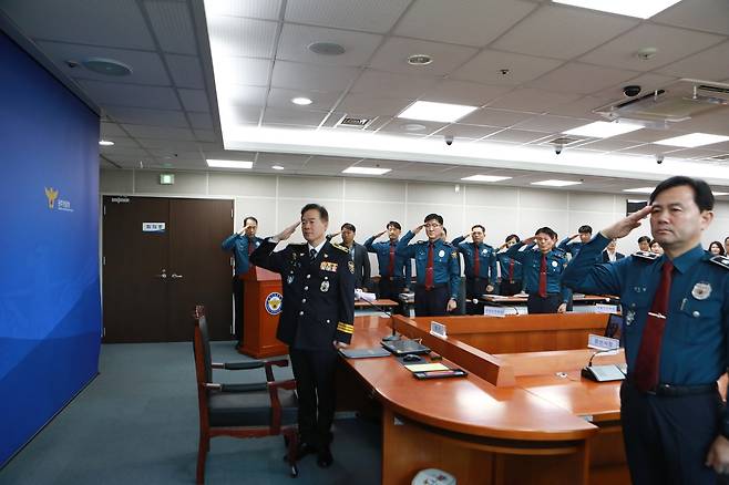 한창훈 제20대 광주경찰청장 취임 [광주경찰청 제공. 재판매 및 DB 금지]