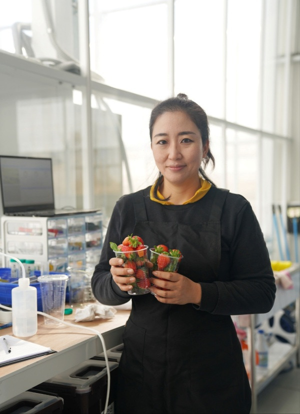 스마트팜 청년창업 보육센터 2기 수료생 진주리 대표.