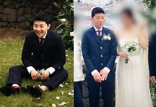 제주도에서 전청조씨(왼쪽)와 결혼식을 올린 여성. (궁금한 이야기Y 갈무리)