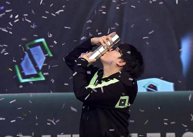 사진=아프리카TV 제공, 2023 GSL 시즌3 우승자 'Solar' 강민수
