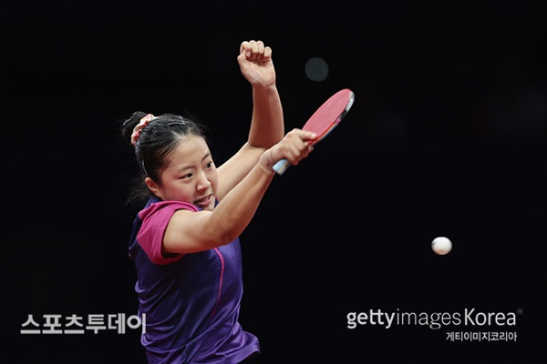 신유빈 / 사진=Gettyimages 제공