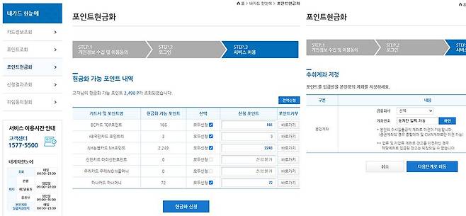 카드 포인트를 현금으로 전환하는 서비스도 있습니다 / 출처=IT동아