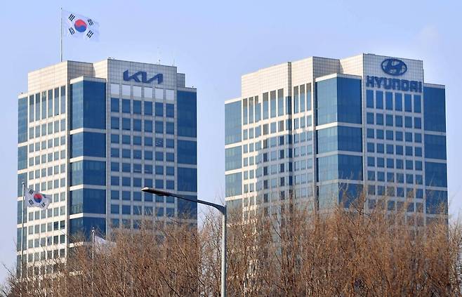 서울 양재동 현대·기아자동차 사옥의 모습. 사진/=김영우 기자