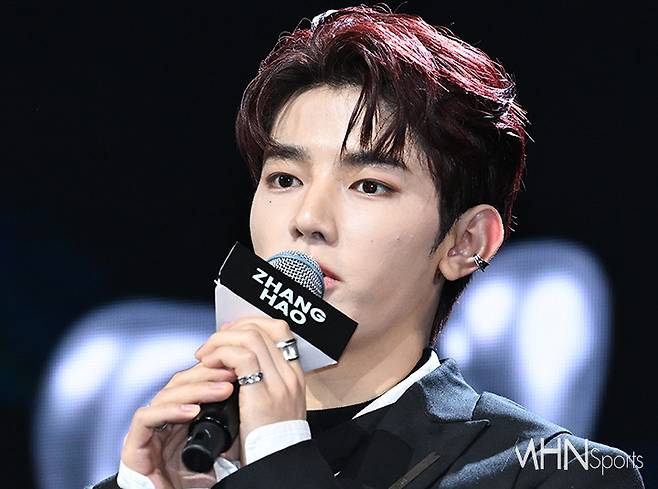 사진=제로베이스원 장하오 ⓒ MHN스포츠 이현지 기자