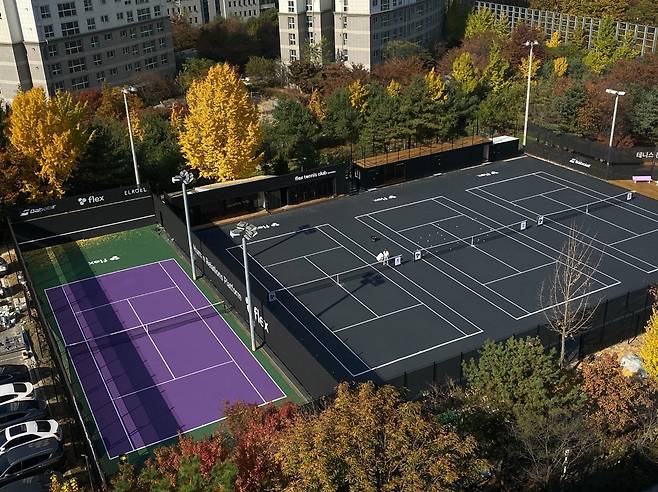 플렉스 테니스 클럽 앳 강남 전경 [플렉스 제공. 재판매 및 DB 금지]