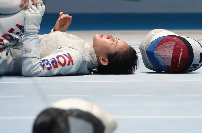 전 펜싱국가대표 남현희. 경향신문 자료사진