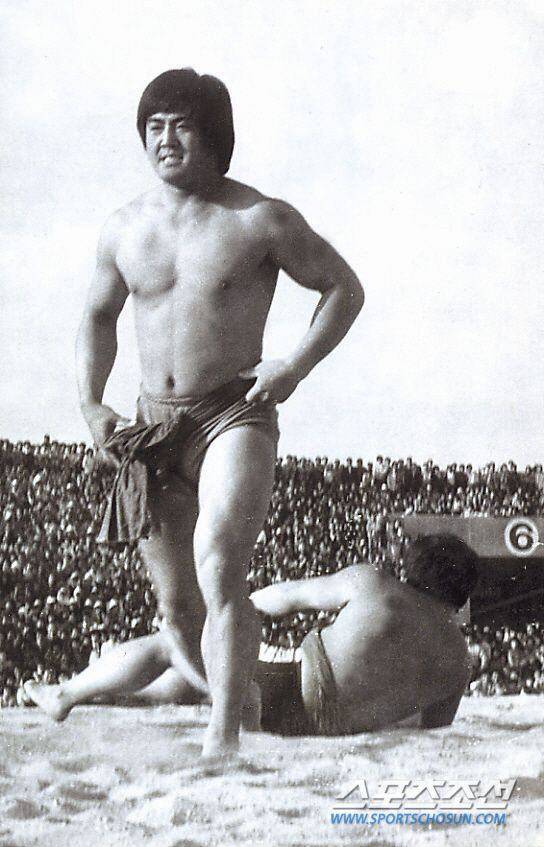 현역 선수 시절 이만기의 모습. /스포츠조선 DB