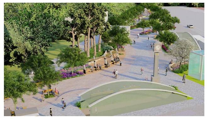 수서역 광장 조성 예시안. 서울시