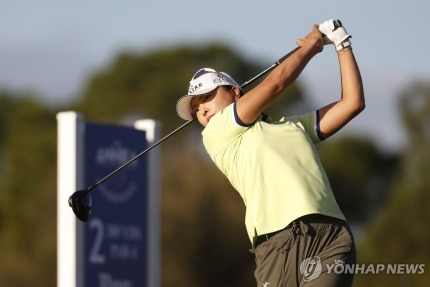 고진영의 1라운드 경기 모습 [AP=연합뉴스]