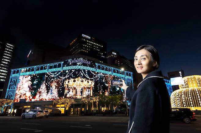 신세계백화점 유나영 VMD 담당은 "부모 따라 온 아이들에게도 지루하지 않은 백화점이 되도록 VMD 하고 싶다"고 했다./양수열 영상미디어 기자