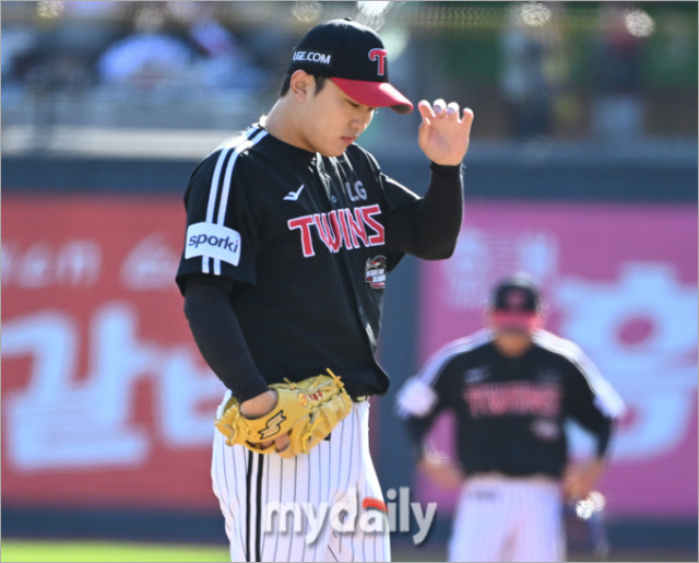 LG 트윈스 김윤식./수원=한혁승 기자 hanfoto@mydaily.co.kr