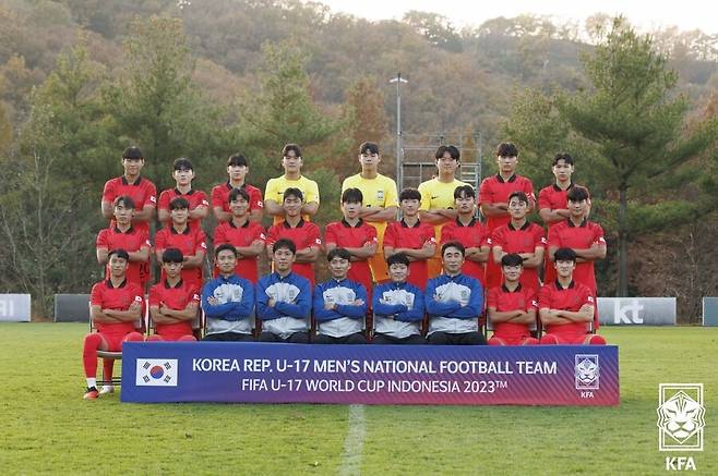 ▲ 2023 인도네시아 U-17 월드컵에 참가하는 대표팀 ⓒ대한축구협회