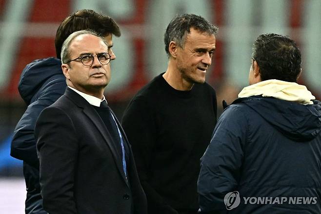 루이스 캄포스 PSG 단장 [AFP=연합뉴스]