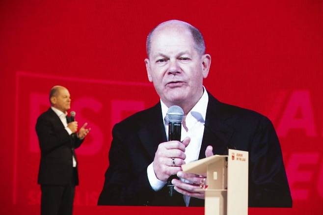 라프 숄츠 독일 총리. [이미지출처=EPA연합뉴스]