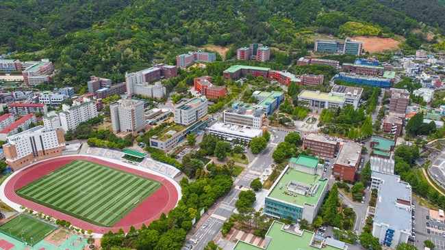 전남 동부권 대표 국립대학인 순천대학교 전경.