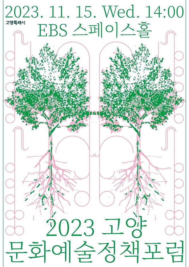 2023 고양문화예술정책 포스터 [고양시 제공, 재판매 및 DB 금지]