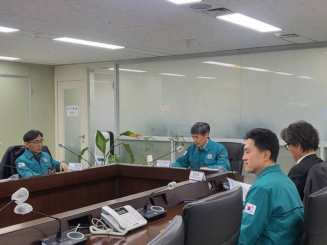 박구연 국무1차장이 종로구 정부서울청사에서 ‘빈대 확산 방지 정부합동대응회의’를 주재하고 있다. (사진=국무조정실 제공)