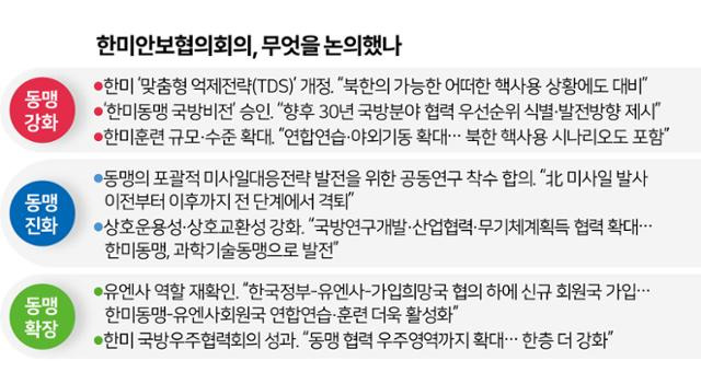 한미안보협의회의, 무엇을 논의했나. 그래픽=김문중 기자