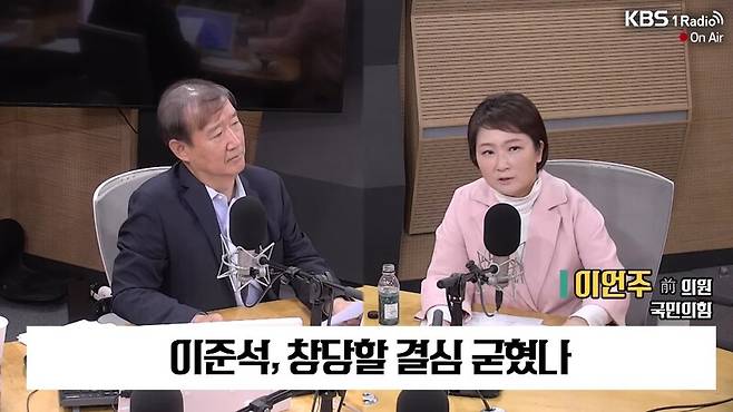 ▲이언주 전 국민의힘 의원이 14일 오전 KBS 라디오 특집 1라디오 오늘에 출연해 야당 때는 언론자유, 정권을 잡으면 언론을 장악하려 한다고 비판하고 있다. 사진=KBS 오늘 영상 갈무리