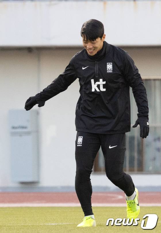 한국 축구대표팀 공격수 황희찬. /사진=뉴스1