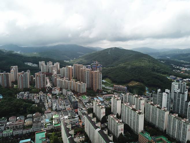 경기 용인시 일대 전경. [헤럴드DB]