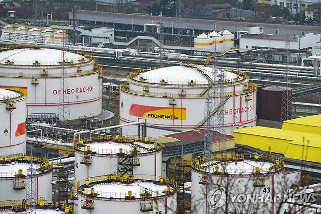 러시아 원유 저장 시설 [타스 연합뉴스 자료사진. 재판매 및 DB 금지]