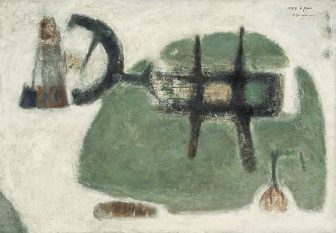 권옥연, 절규, 1957, 캔버스에 유채, 80.3 x 116.8 cm[현대화랑 제공. 재판매 및 DB 금지]