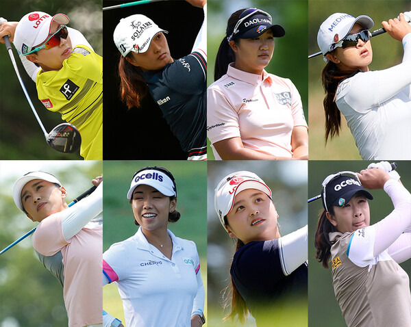 미국여자프로골프(LPGA) 투어 2023시즌 최종전 CME그룹 투어 챔피언십에 출전하는 김효주, 고진영, 유해란, 김세영, 양희영, 신지은, 최혜진, 김아림 프로. 사진제공=Getty Images_LPGA